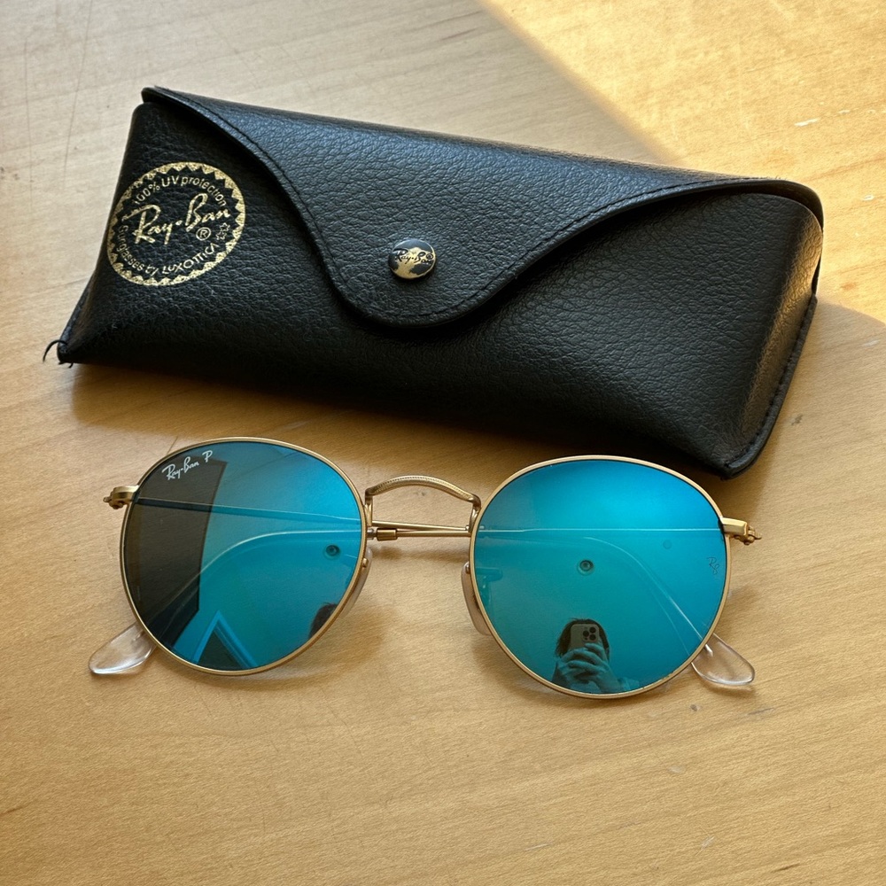 RayBan Polarized Circle Sunglasses